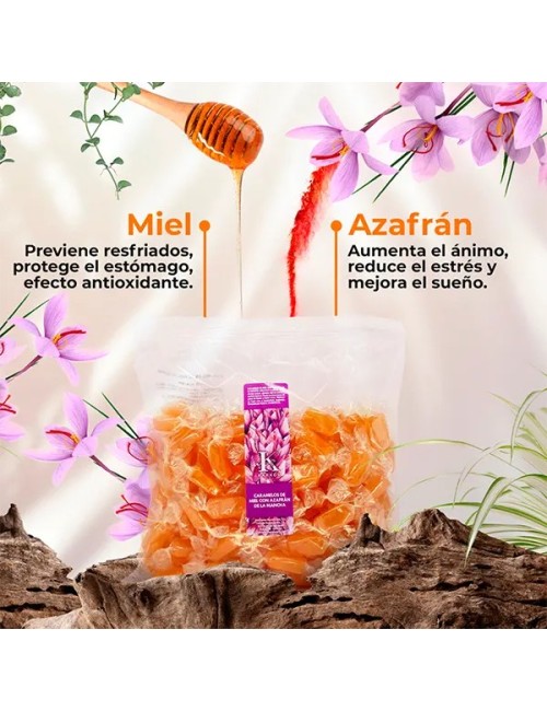 Caramelos Miel y Azafrán Karkom