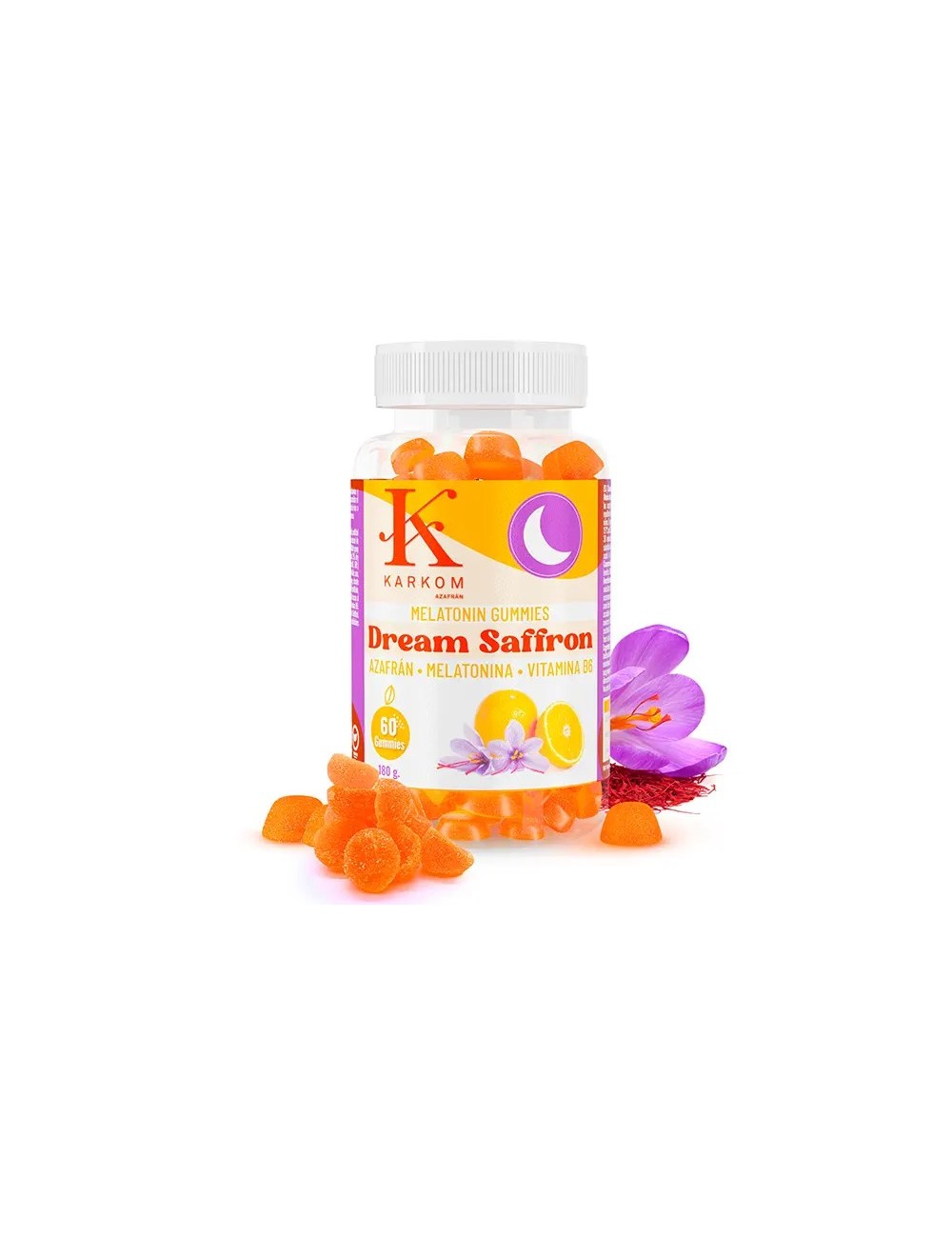 Gominolas con Melatonina y Azafrán