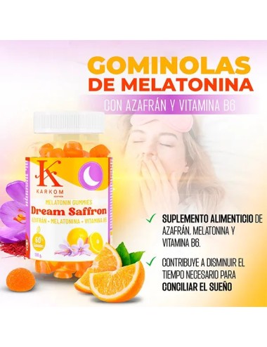 Gominolas con Melatonina y Azafrán