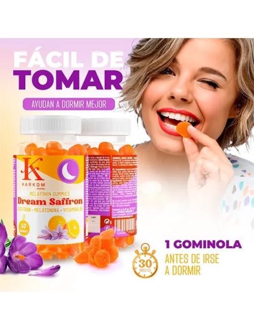 Gominolas con Melatonina y Azafrán