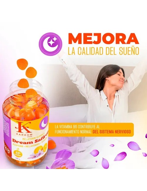 Gominolas con Melatonina y Azafrán