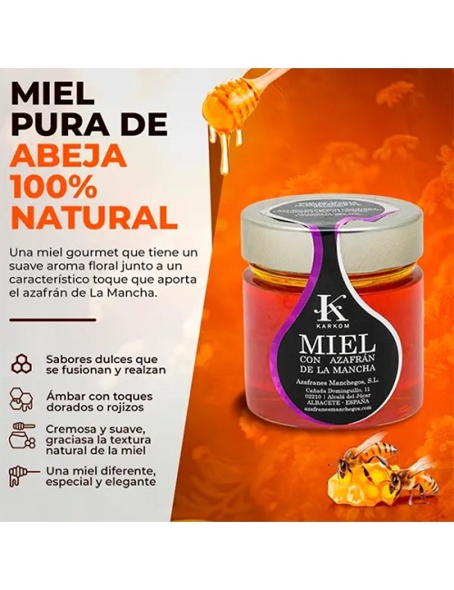 Miel con Azafrán de La Mancha