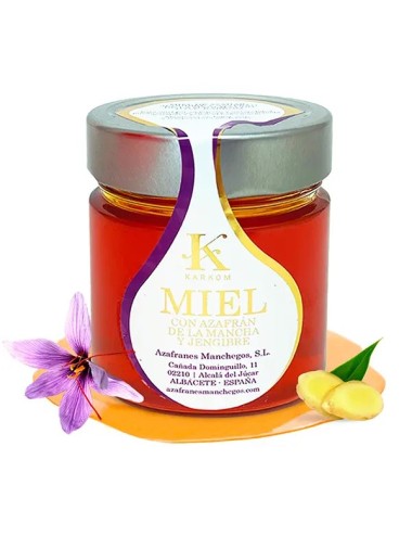 Honey with ginger and saffron