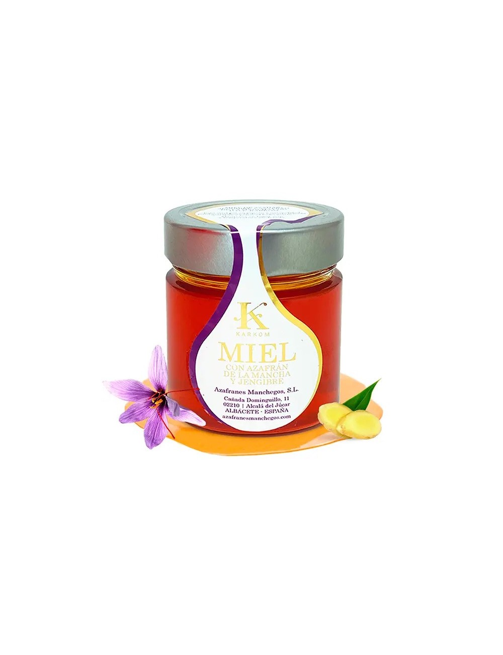 Honey with ginger and saffron