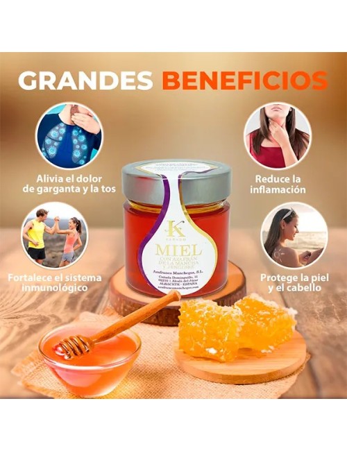 Miel con Jengibre y Azafrán