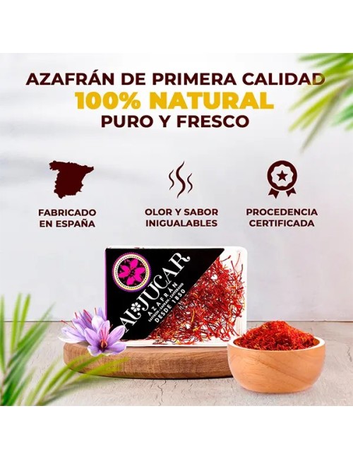 Saffron select Al-Júcar handmade pottery 1 gr