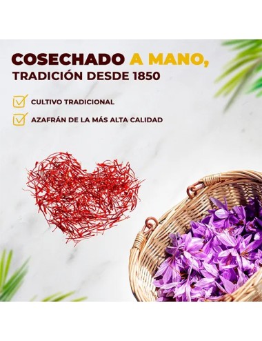 Saffron select Al-Júcar handmade pottery 1 gr